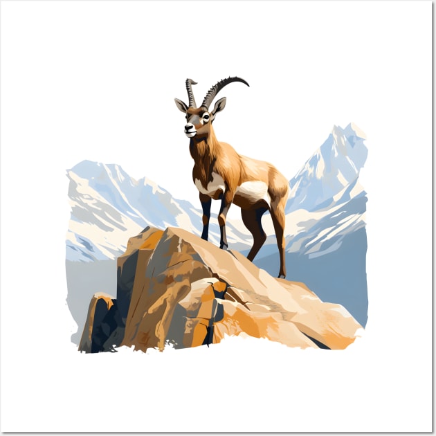 chamois Wall Art by zooleisurelife